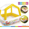 Детский надувной бассейн INTEX «Бассейн с козырьком» 57470, квадратный